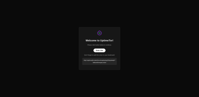 Uptime Tor